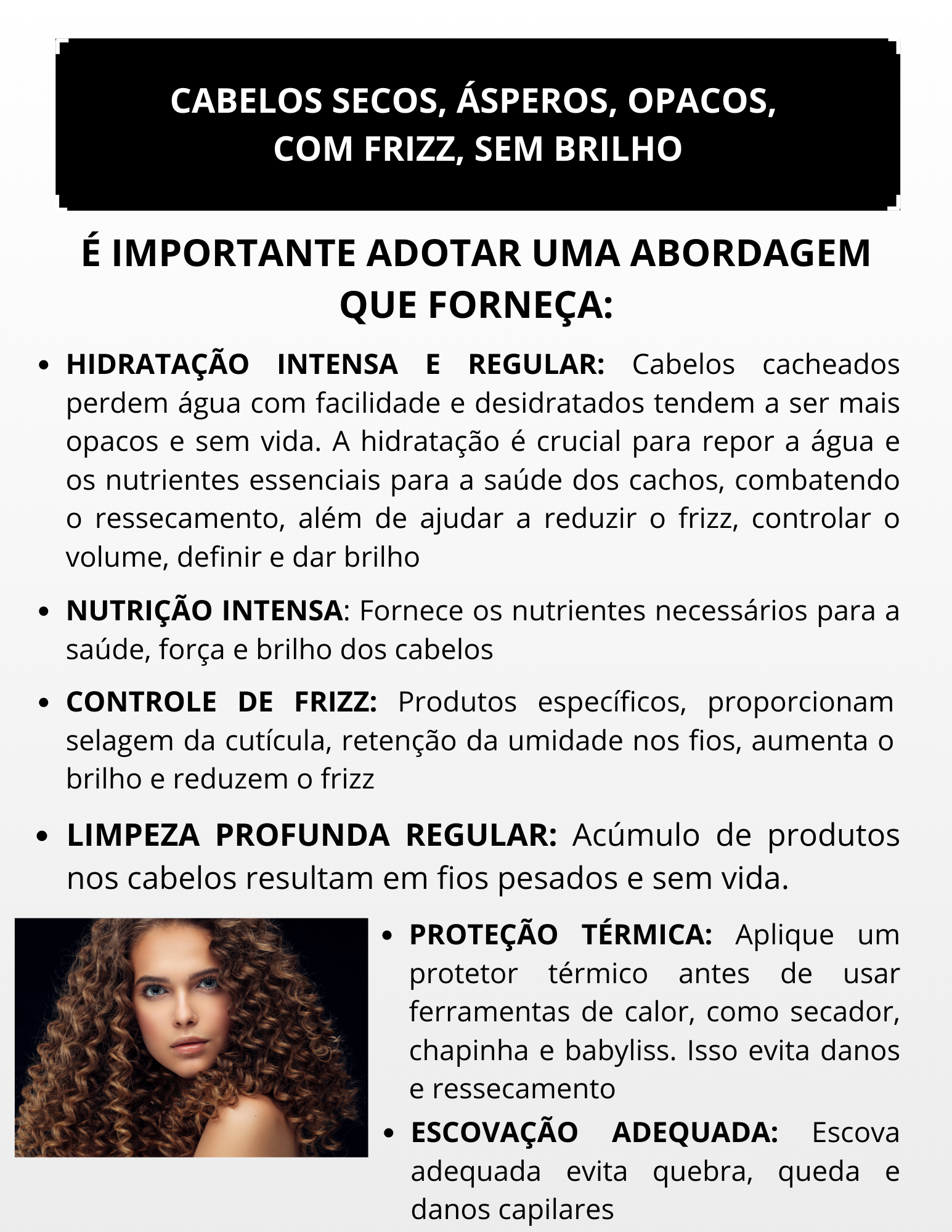 Capa Dor Cabelos secos